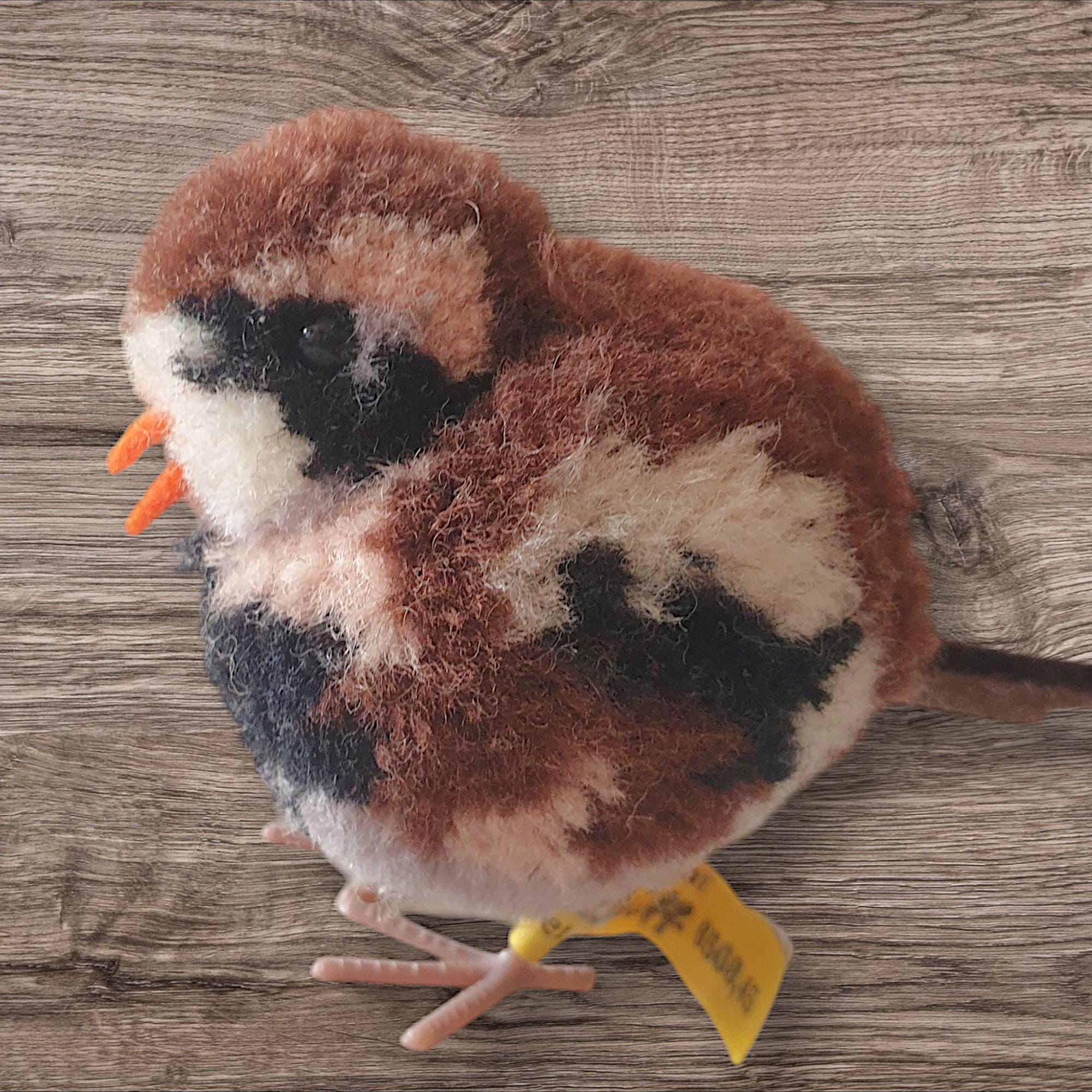 シュタイフ★Woolen Parrot ＆ Bird★ぽんぽんオウム & バード Steiff - シュタイフ☆Woolen Exotic Bird ID's完品☆ぽんぽん