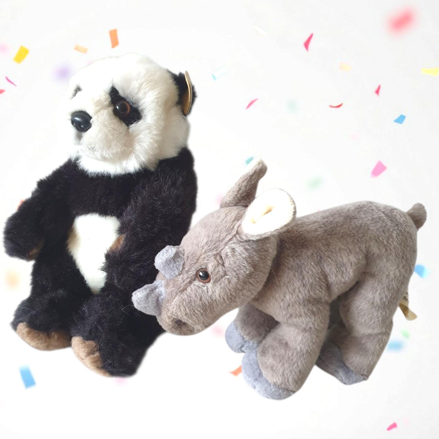 Peluche Panda Anna Club Plush 1985 WWF - Vintage Collection Jouet Ancien Ours - Occasion