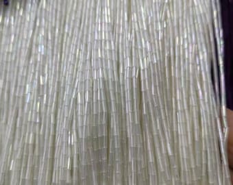 40cm Width Crystal White AB Rhinestone Beads Fringe Trims Tassel By Yard