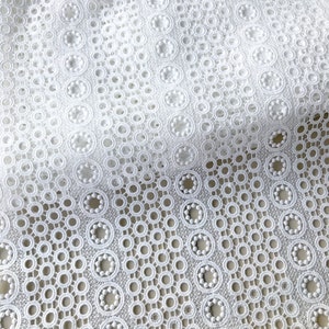 Offwhite Guipure Lace Fabric, Bridal Fess Venice Lace Fabric - Etsy
