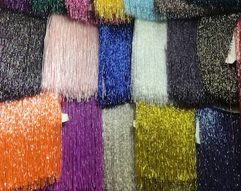 15cm Width Handmade Rhinestone Beads Fringe Trims Tassel By Yard