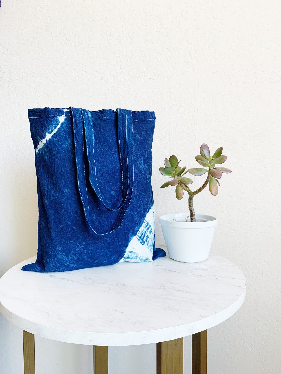 Indigo Dyed Bag Indigo Tote Bag shibori Bag tie Dye - Etsy