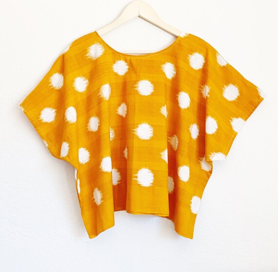 yellow kimono top
