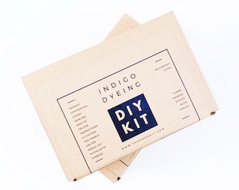 Indigo Dye kit, Shibori Dyeing Kit, DIY kit, Indigo Tie Dye kit, birthday party theme, Shibori Kit, craft party, Indigo workshop, DIY Gift