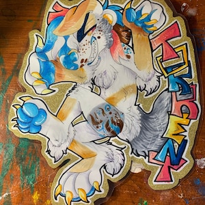 Fursuit Badge - Traditional Fullbody