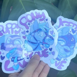 Petplay Water Resistant Vinyl Stickers