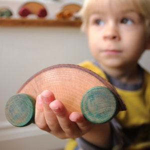 Voitures en bois personnalisées Jouet en bois naturel Jouets Montessori Voitures jouets en bois image 7