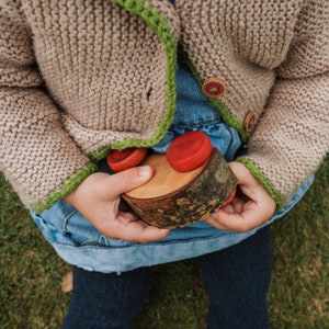 Voitures en bois personnalisées Jouet en bois naturel Jouets Montessori Voitures jouets en bois image 4