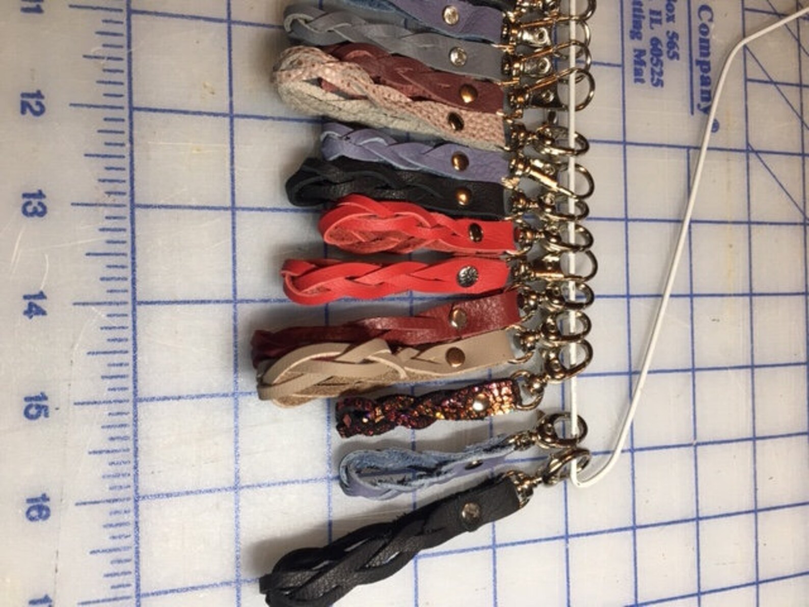 Leather zipper pull. Sturdy clasp great for jackets purses Etsy