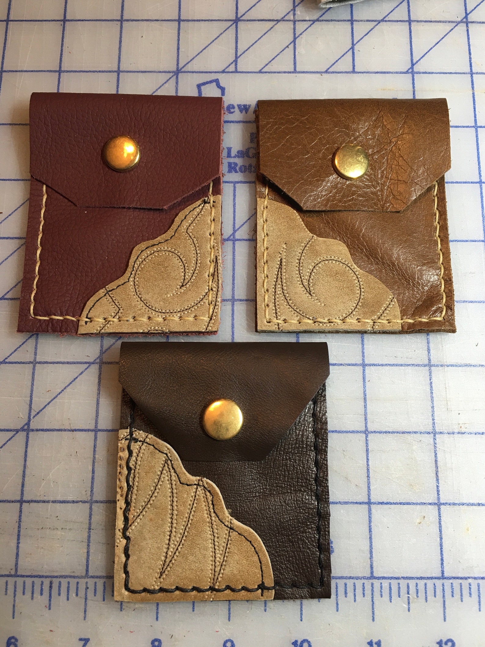 Cowboy boot wallet. Enjoy the convenience of a handmade card Etsy