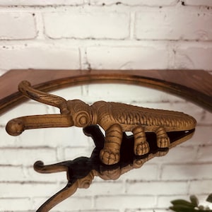 Vintage Cast Iron Scarab Beetle Boot Jack