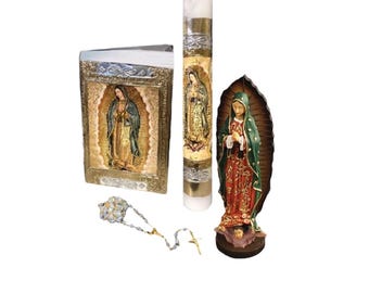 Holy First Communion Our Lady of Guadalupe English Set