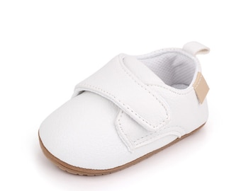 Blessed Baby Simple White Child Shoe Christening Special Event Dressy