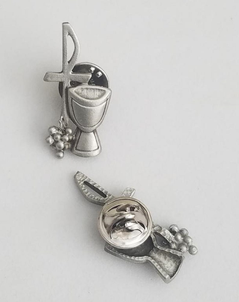 4 Different Lapel Pin Styles in Gold or Silver