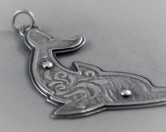 Sterling Silver Dolphin Pendant