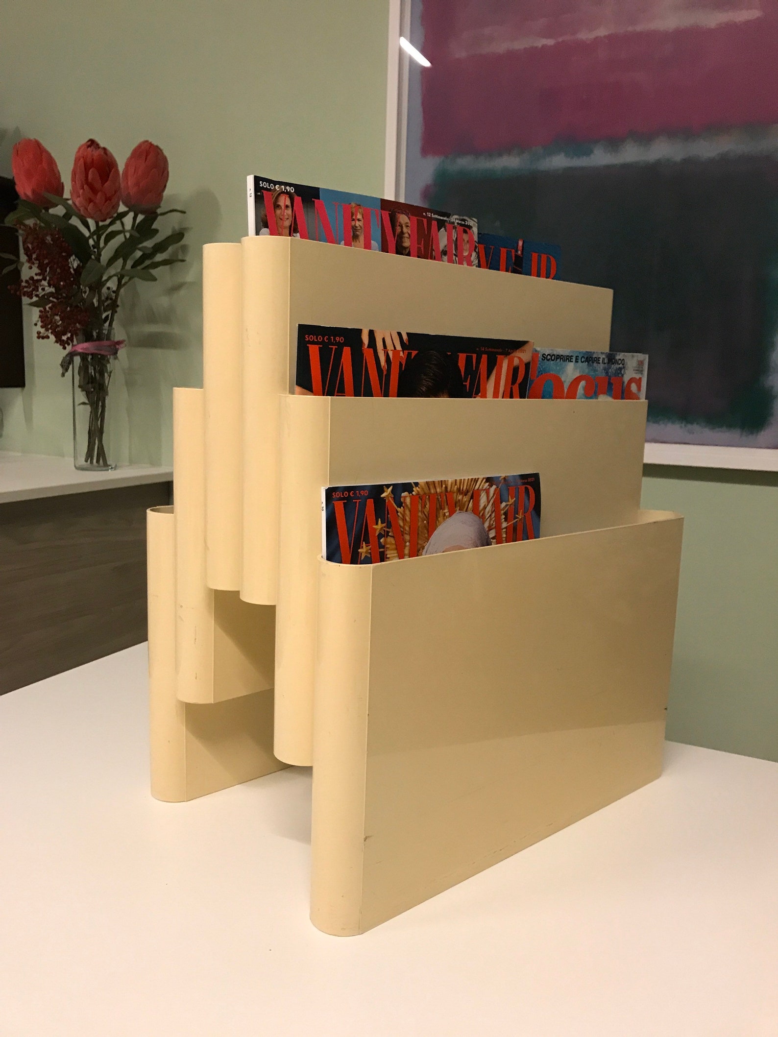 KARTELL Magazine Rack Made in Italy Etsy