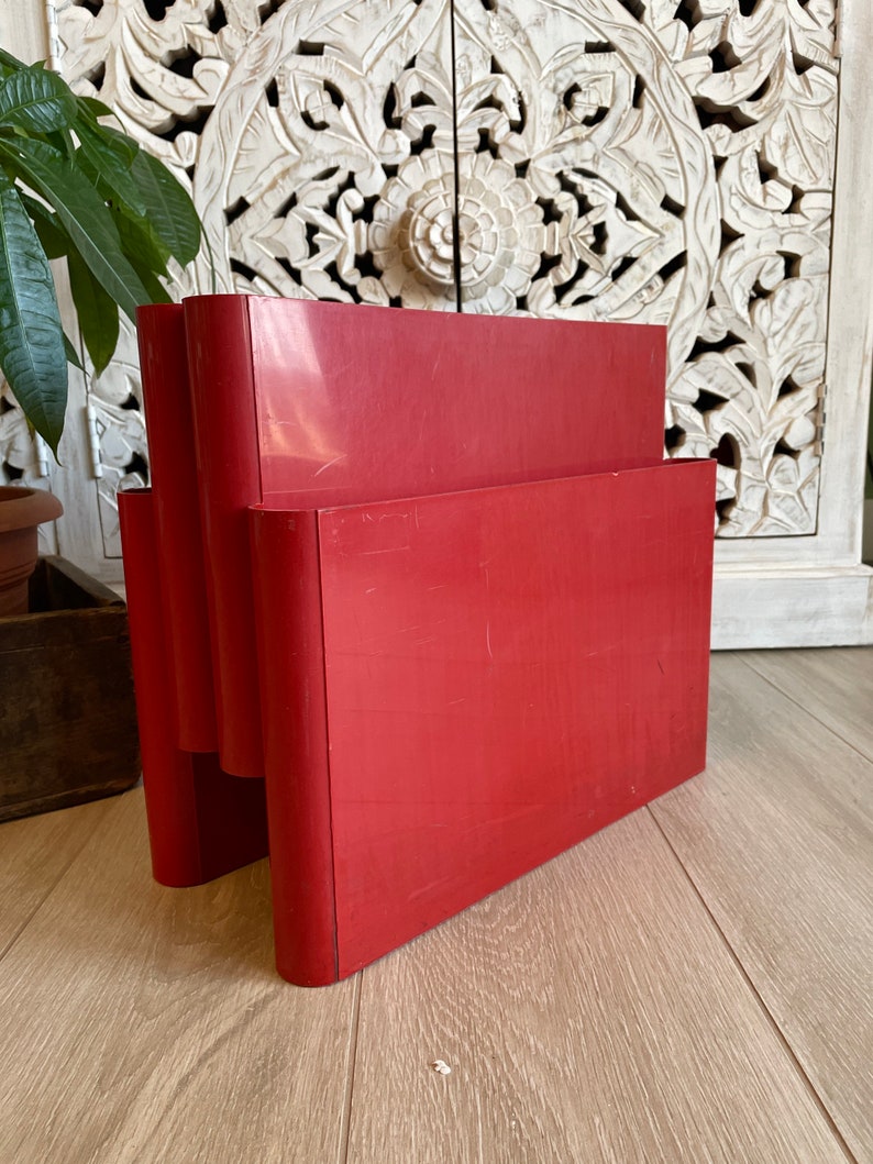 KARTELL Magazine Rack Made in Italy Etsy