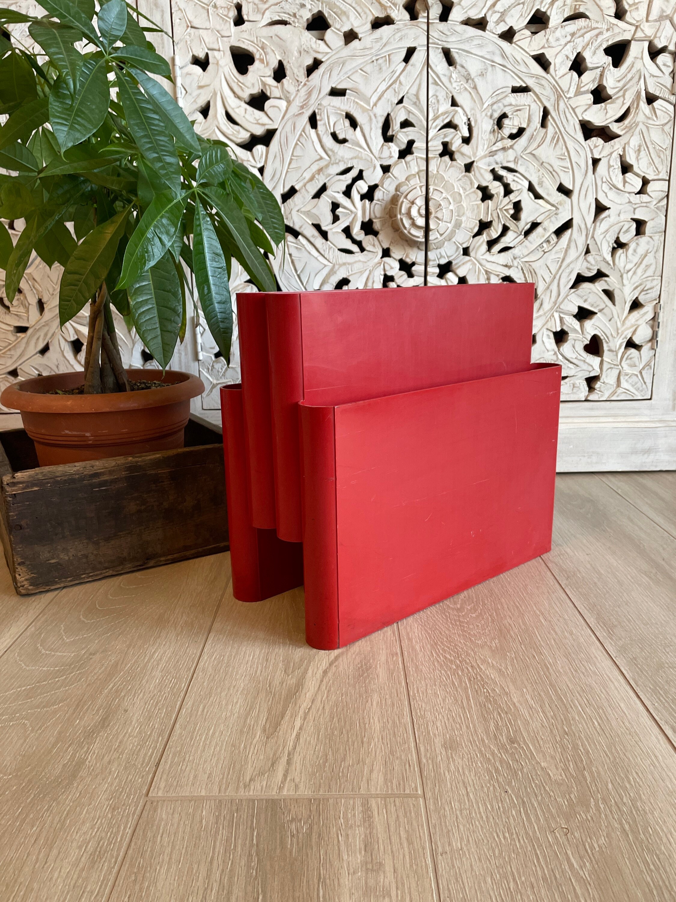 KARTELL Magazine Rack Made in Italy Etsy