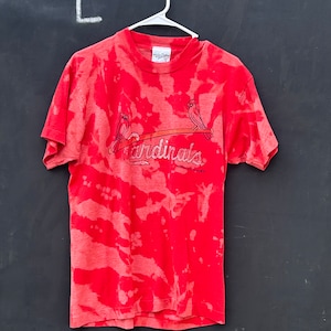 Bleach Dyed Vintage Cardinals T-Shirt - Large