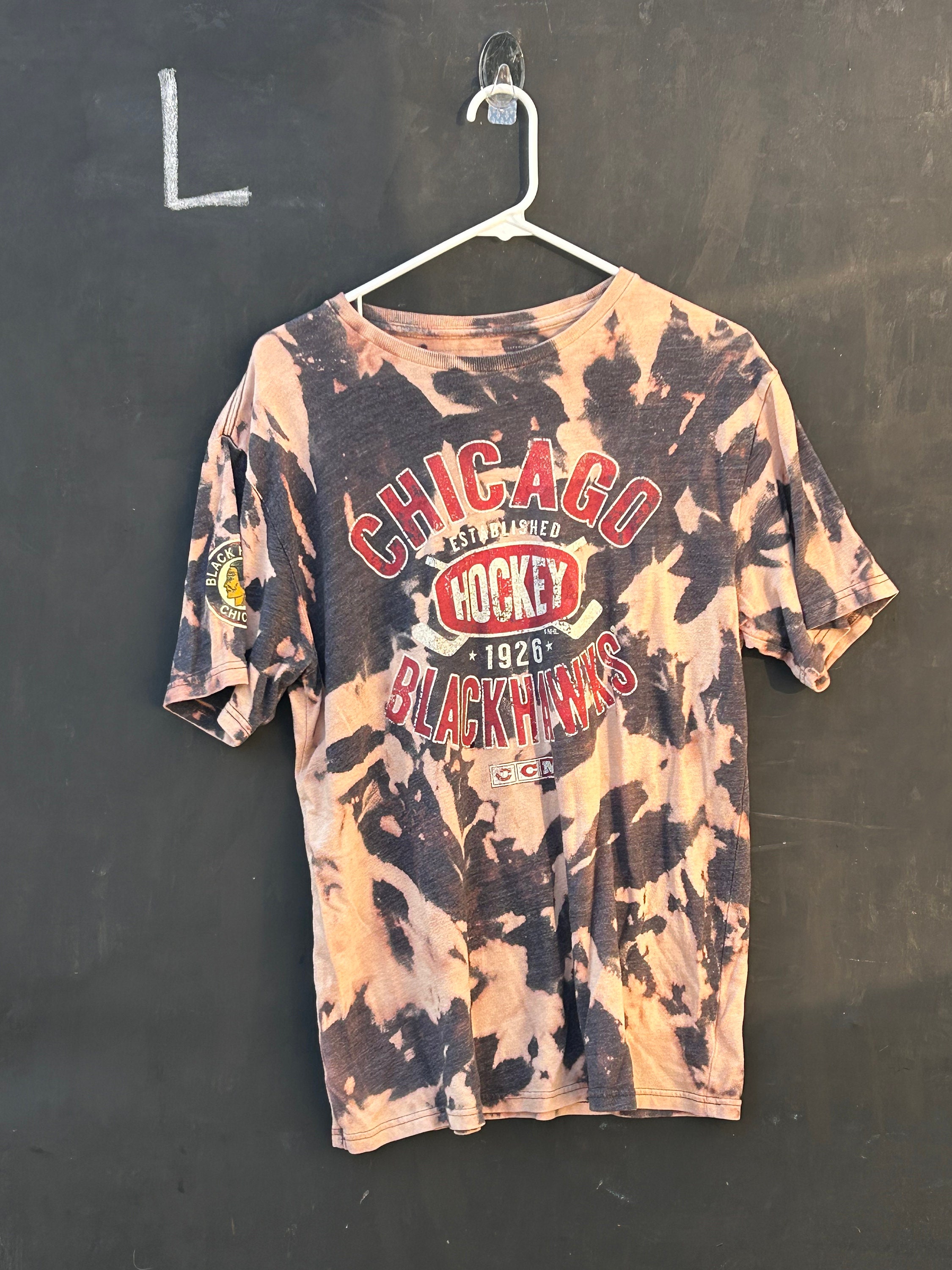 Chicago Blackhawks Hawaii Shirt Set Camouflage Vintage - NHL