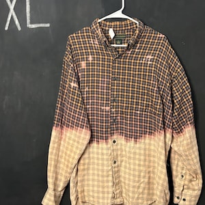 Flanelle écossaise bleue décolorée/beige - TG