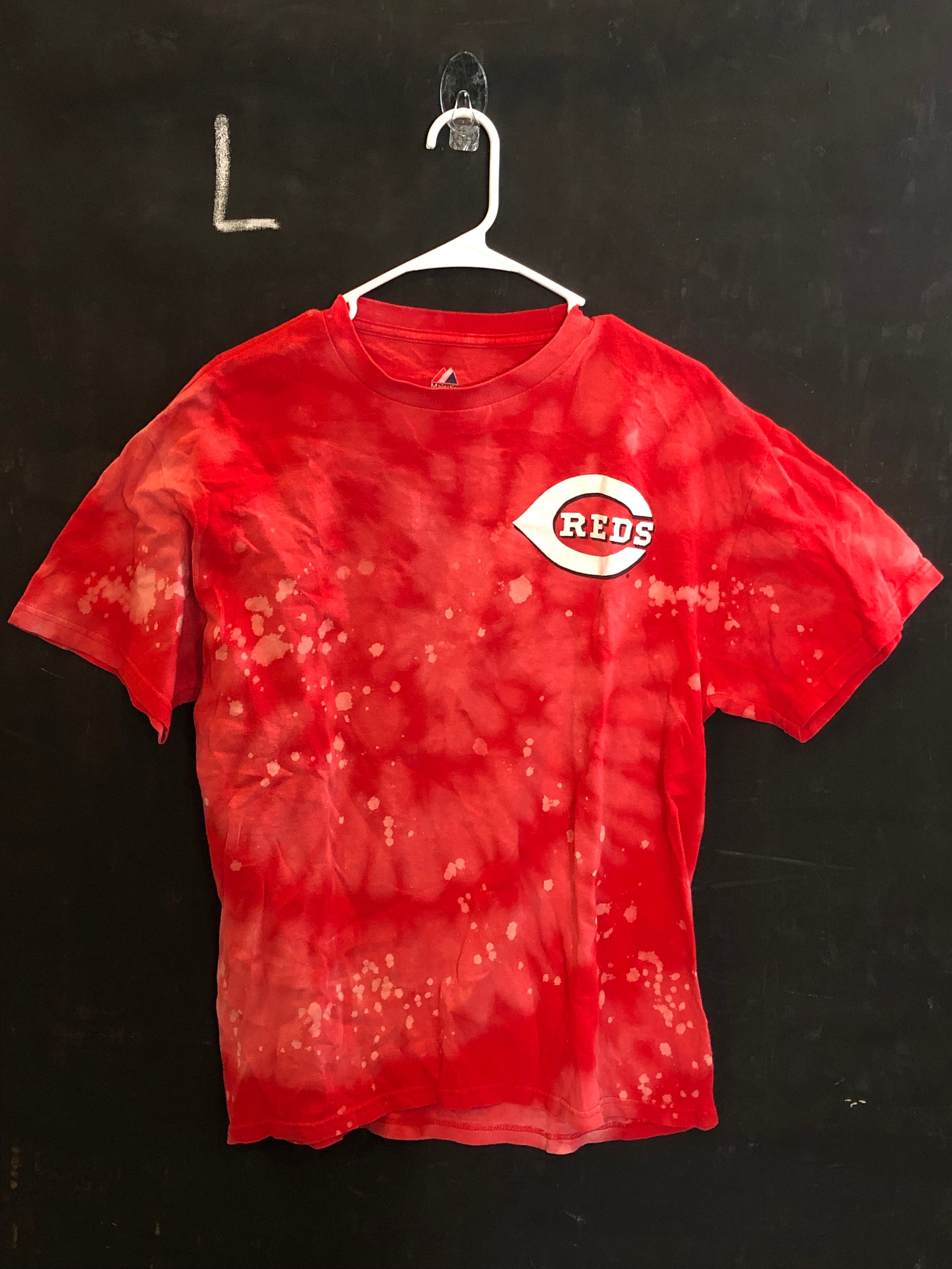cincinnati reds tie dye shirt