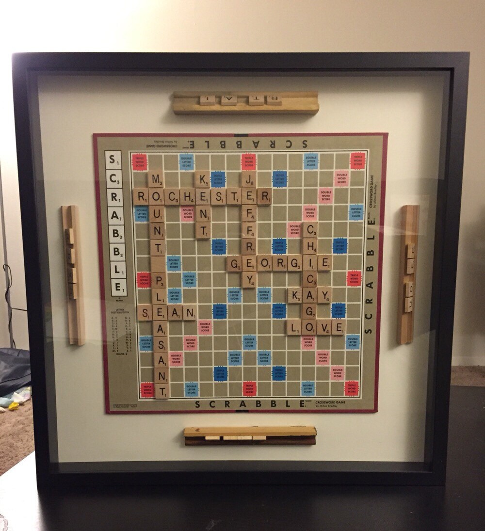 Customized Scrabble Wall Hanging Decoration Family Names