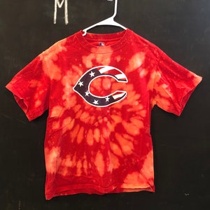 Bleach Dyed Reds USA T-Shirt - Medium