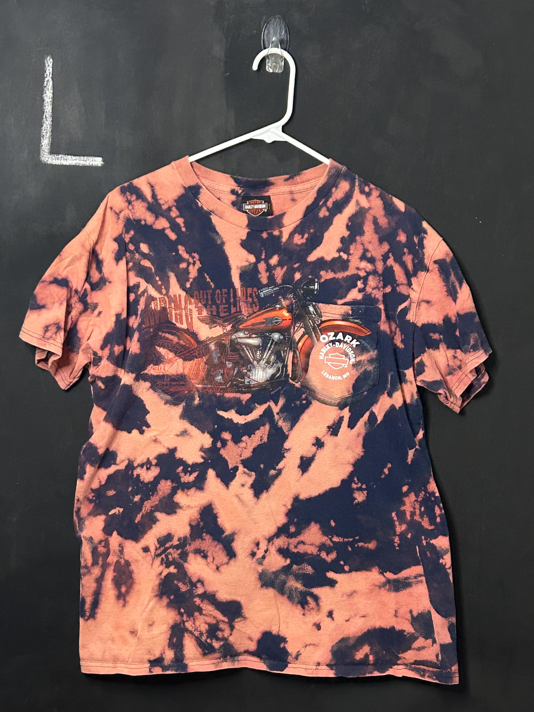 Tie Dye Harley Shirt - Etsy
