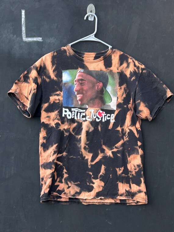 tie dye tupac shirt