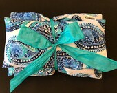 Matching Hot Cold Packs Full Body Muscle Relaxation and Pain Relief Eye Relaxation Pillow Mask Organic Lavender Cotton