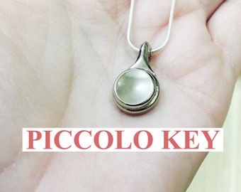 Piccolo Key Necklace - with complimentary snake chain. “The Pixie Line”