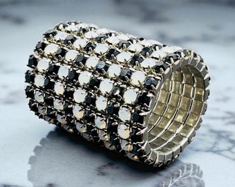 Black/White Opal Barrel Bling™ (New Color) & 2 Copper barrel finish protectors/app rod, storage case, cleaning cloth, install. instruct.