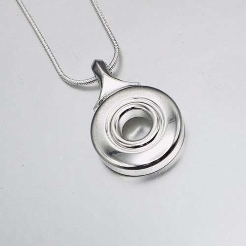 Silver Flute Key Necklace With Matching Silver Plated Snake Etsy