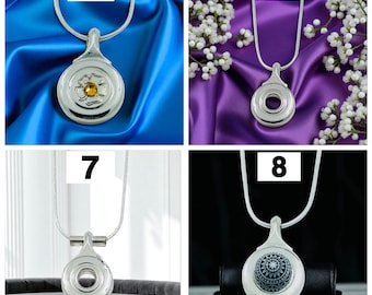 Oops Sale! Silver flower engraved, Silver French key, French Xtra Mech, Plateau with cabochon. Our Minor mistakes = Major savings for you!