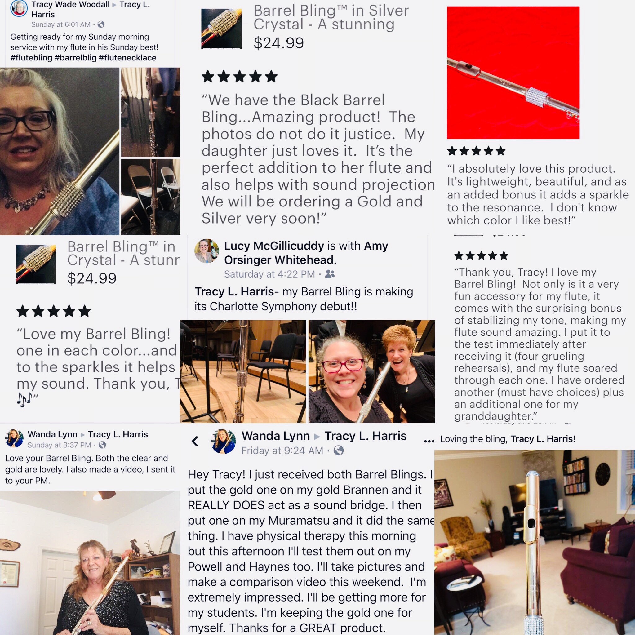 Flute Barrel Bling™ Carrying Case Etsy