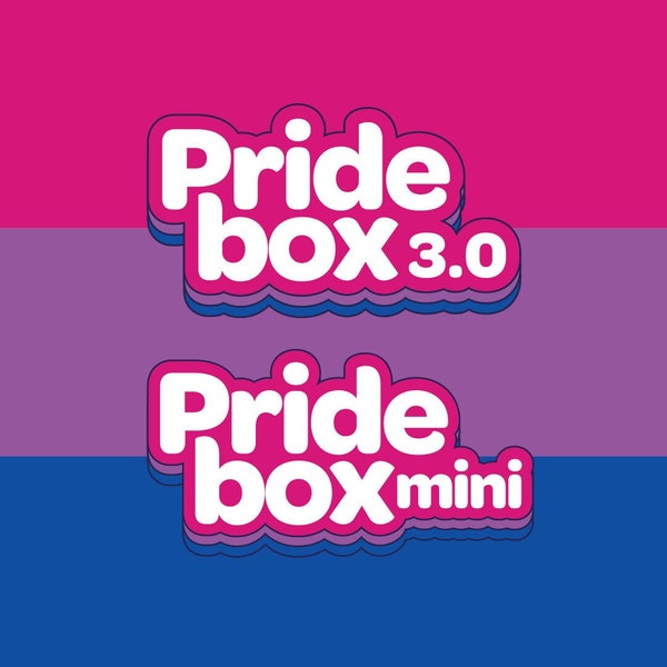 Bisexual pride gift box, coming out gift, Pride at home