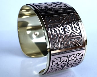 Irish Bracelet, Medieval Jewelry, Steampunk Jewelry,Steampunk Bracelet, Celtic Bracelet, Copper cuff, Irish Jewelry,warrior jewellery