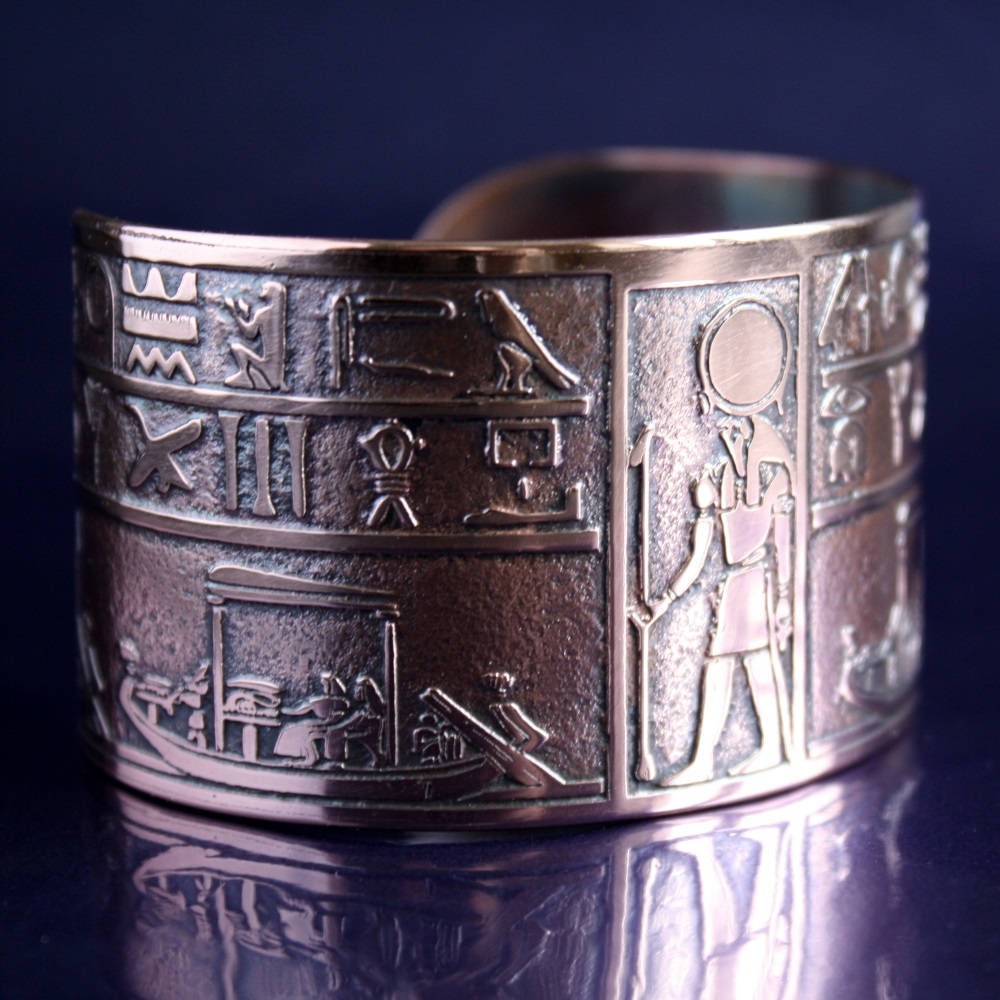RARE ANCIENT EGYPTIAN ANTIQUE HORUS EYE and Hathor Pharaonic Bracelet  -EGYCOM | eBay