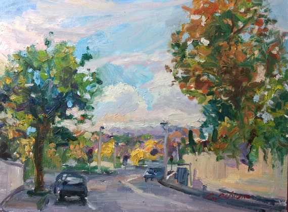 Plein Air Oil Painting Original Impressionist Landscape Etsy Australia