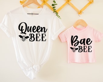 Mommy and Me Outfit, Mama Mini Outfit, Mother Daughter Matching Tshirts, Gift for Mom