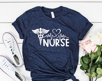 Nurse Hero Shirt, Nurse Tshirt, Nurse Graduation Gift, Gift for Nurse, RN Shirt, Nursing Shirt, Nurse Appreciation Shirt