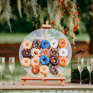 Donut Wall, Donut Stand, Wedding Donut Wall, Acrylic Donut display for Weddings, Bridal Showers, Birthdays