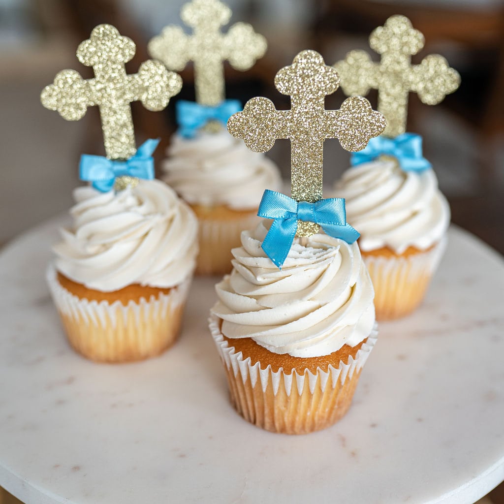 Baptism Cupcake Toppers Christening Toppers Baptism Gifts Etsy Singapore