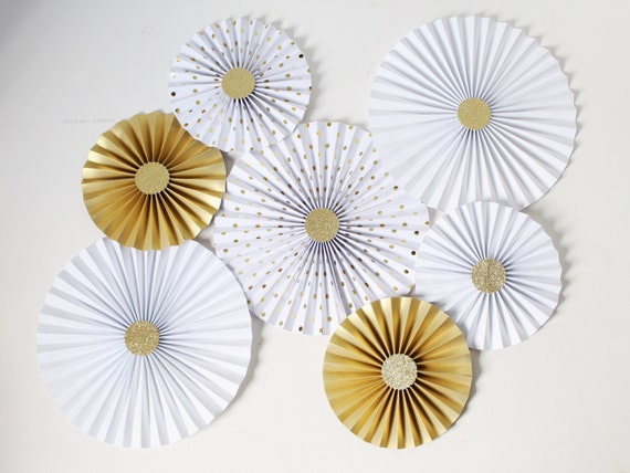 Paper Rosettes Paper Pinwheels Paper Fans Baptism