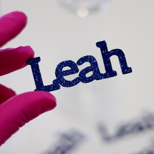 Custom Glitter Bridal Shower Confetti: Personalized Name & Shapes
