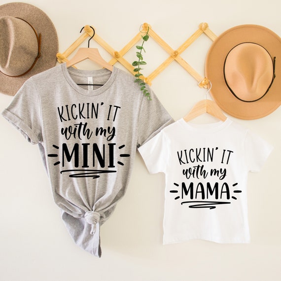 Mommy and Me Outfit, Mama Mini Outfit, Mother Daughter Matching Tshirts ...