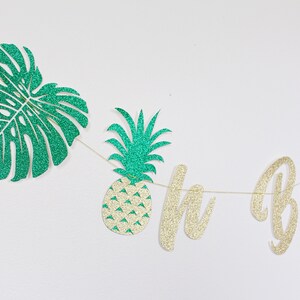 Aloha baby shower Aloha Banner Luau Baby Shower theme Aloha Baby Shower Decorations Aloha Baby Backdrop Aloha Baby Oh Baby Banner image 4