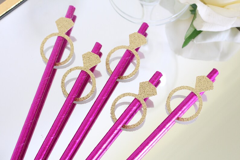 Kate Spade Inspired Bridal Shower Decorations Hot Pink Etsy