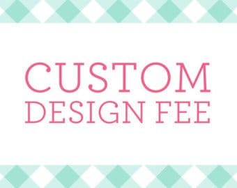 Custom design fees for additional die cuts